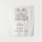 Cafe Bebe Baby Shower  タペストリー (正面)