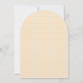 Café Bébé Baby Shower Coffee Theme 招待状 (裏面)