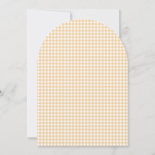 Café Bébé Baby Shower Coffee Theme 招待状 (裏面)