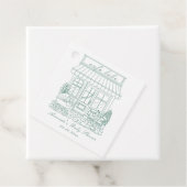 Cafe Bebe Bonjour Baby Shower フェイバータグ (インサイチュ)