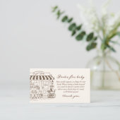 Cafe Bebe Books for baby gender neutral Coffee エンクロージャーカード (スタンド正面)