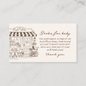 Cafe Bebe Books for baby gender neutral Coffee エンクロージャーカード (正面)