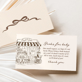 Cafe Bebe Books for baby gender neutral Coffee エンクロージャーカード