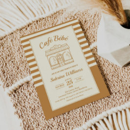 CAFÉ BÉBÉ COFFEE ベビーシャワー招待状 招待状