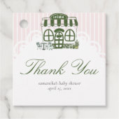 Cafe Bebe Coffee Baby Shower フェイバータグ (正面)