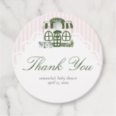 Cafe Bebe Coffee Baby Shower フェイバータグ (正面)