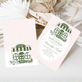 Cafe Bebe Coffee Baby Shower 招待状