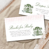 Cafe Bebe Coffee Baby Shower Books for Baby エンクロージャーカード