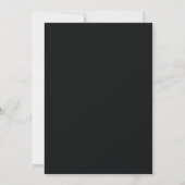 Cafe Bebe | Neutral and Black Coffee Baby Shower 招待状 (裏面)