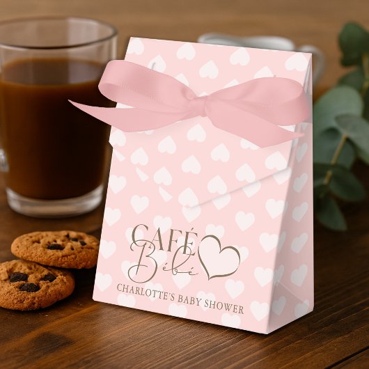 Café Bébé Paris Themed Baby Shower フェイバーボックス