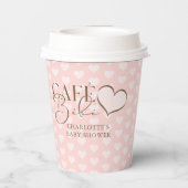 Café Bébé Paris Themed Baby Shower 紙コップ (裏面)