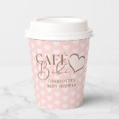 Café Bébé Paris Themed Baby Shower 紙コップ (正面)