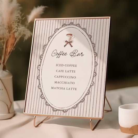 Cafe Bebe Vintage Coffee Bar ポスター