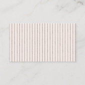 Cafe Bebe Vintage Stripes Diaper Raffle エンクロージャーカード (裏面)