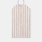 Cafe Bebe Watercolor Cute Baby Shower Thank You ギフトタグ (裏面)