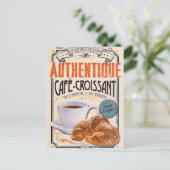Café croissant ポストカード (スタンド正面)