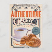 Café croissant ポストカード (正面)
