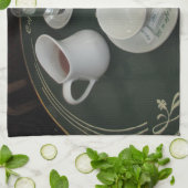 Cafe de Flore、パリ、フランス-カフェViennois キッチンタオル (折り畳み)