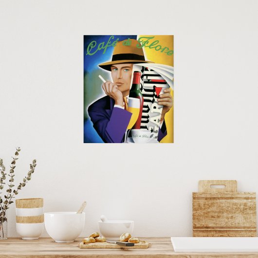 CAFÉ DE FLORE ポスター (キッチン)