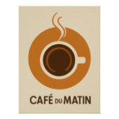 Café du matin ポスター (正面)