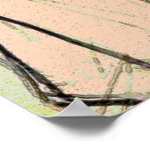 Cafe Du Monde Vintage Stykle ポスター (角)