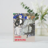 Cafe Du Monde Vintage Style Postcard ポストカード (スタンド正面)