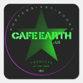 Cafe Earth Musuem スクエアシール (正面)