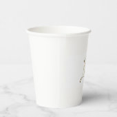 Cafe Gold Script Black Mug 紙コップ (右)