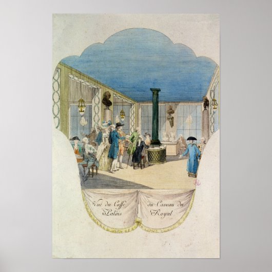 Cafe in the cellar of the Palais-Royal ポスター (正面)