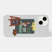 Cafe  iPhoneケース (裏面横)