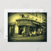Café Le Deux Moulain ポストカード (正面/裏面)