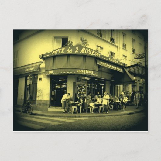 Café Le Deux Moulain ポストカード (正面)