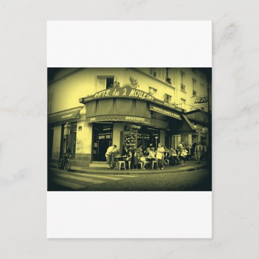 Café Le Deux Moulain ポストカード (正面)