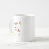 Café, Luces y Magia ✨ | Christmas Coffee Mug Desig コーヒーマグカップ (正面左)