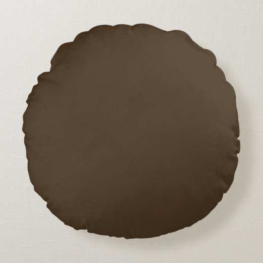 Café noir (solid color)  ラウンドクッション (正面)
