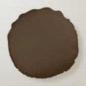 Café noir (solid color)  ラウンドクッション (裏面)