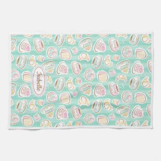 Café Paris キッチンタオル (横)