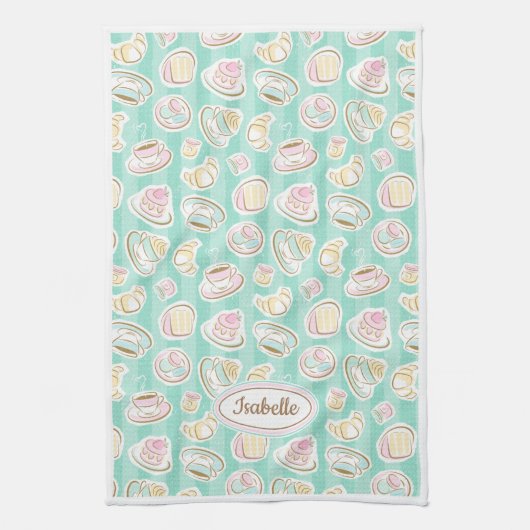 Café Paris キッチンタオル (縦)