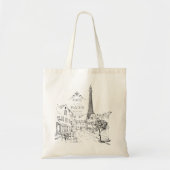 Cafe Paris Tote Bag トートバッグ (正面)