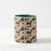 Cafe Pattern Mug マグカップ (中央)