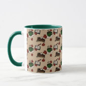 Cafe Pattern Mug マグカップ (左)
