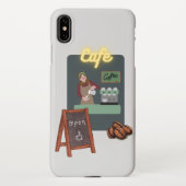 Cafe phone iPhoneケース (裏面)