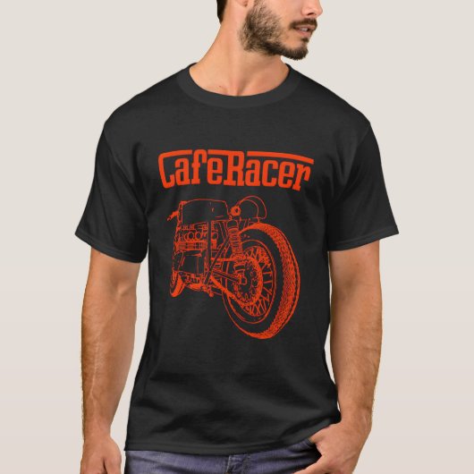 Cafe Racer Biker Ns Youth Tシャツ (正面)