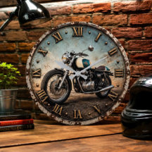 Cafe Racer Motorcycle Classic Retro Bike Decor