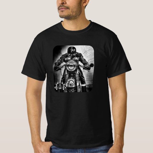 Cafe Racer t shirt Tシャツ (正面)