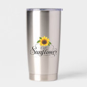 Cafe Sunflower 公式 保温保冷タンブラー (左面)
