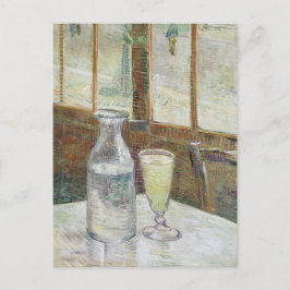 Cafe Table with Absinthe by Vincent Van Gogh ポストカード