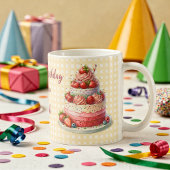 Café Taza de cumpleaños コーヒーマグカップ