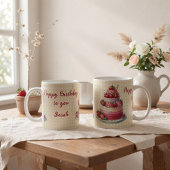 Café Taza de cumpleaños コーヒーマグカップ