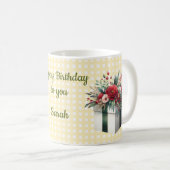 Café Taza de cumpleaños コーヒーマグカップ (正面右)